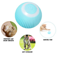 PurrPlay™ – Interactive Rotating Cat Toy Ball with LED ✨🐾