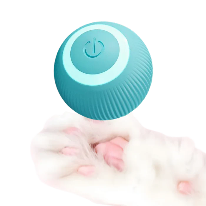 PurrPlay™ – Interactive Rotating Cat Toy Ball with LED ✨🐾