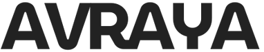 Black 'AVRAYA' logo on a white background